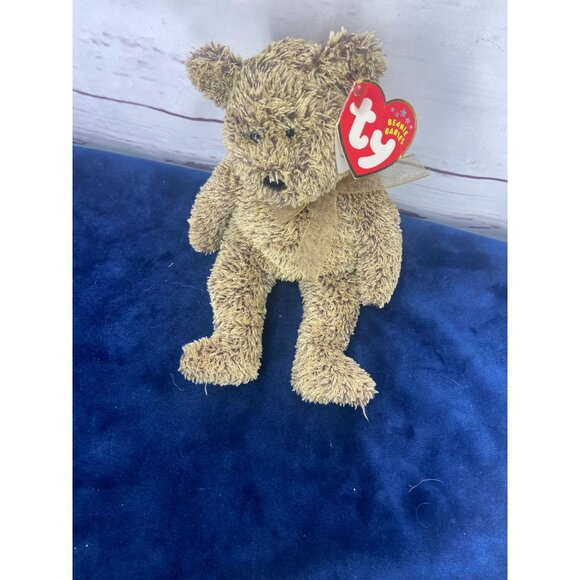 TY Original Beanie Baby Harry 2002 9 Inch Bear Stuffed Animal Toy - Picture 6 of 6